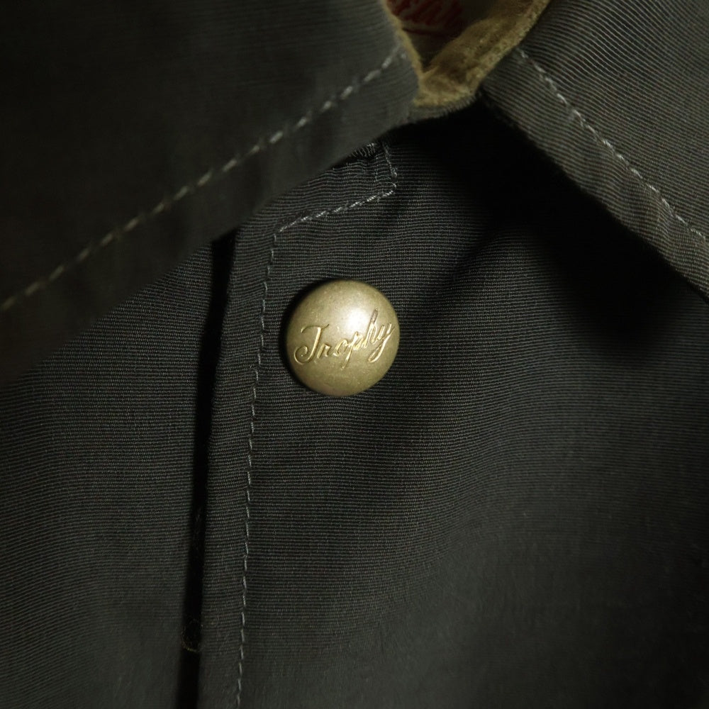 TROPHY CLOTHING(トロフィークロージング) BOXLOGO WARM UP JACKET ボックスロゴ ウォームアップジャケット ブラウン