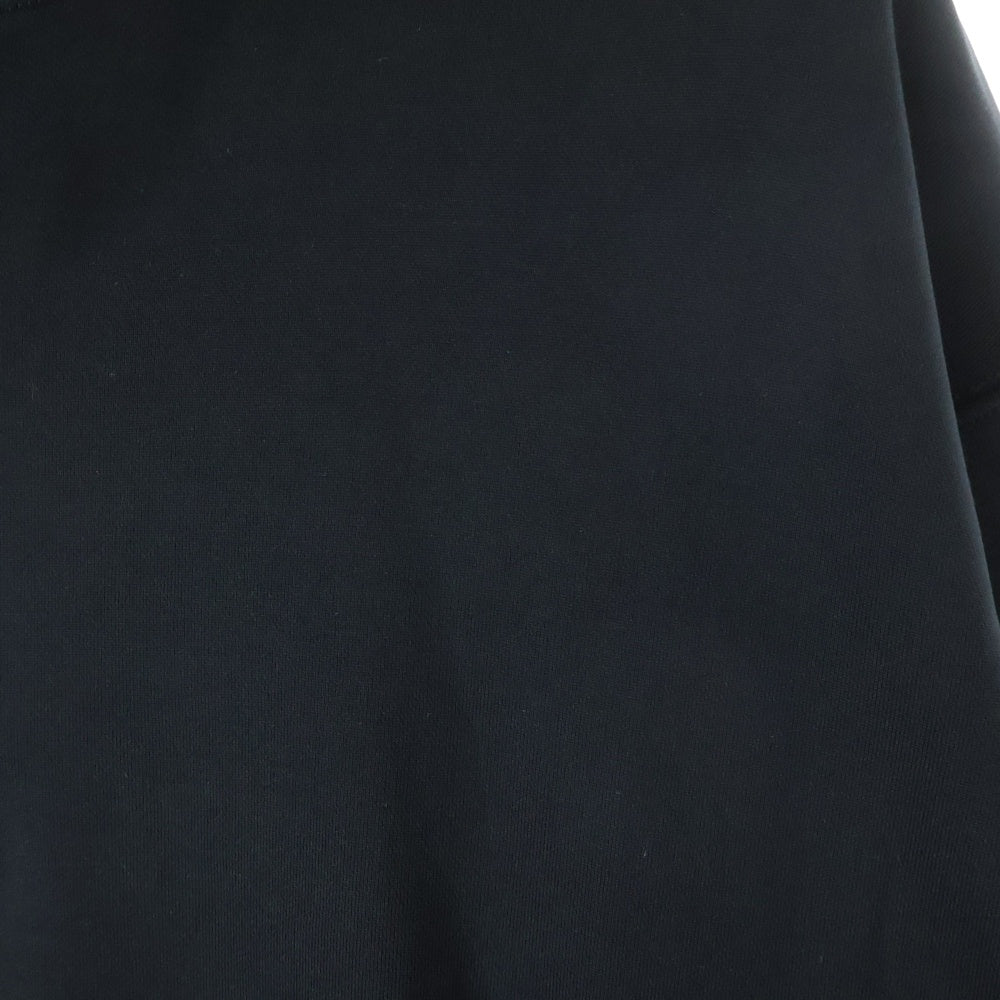 STONE ISLAND(ストーンアイランド) Trui Maat Half Zip Sweat ハーフジップスウェット 袖ロゴ ブラック 771560435