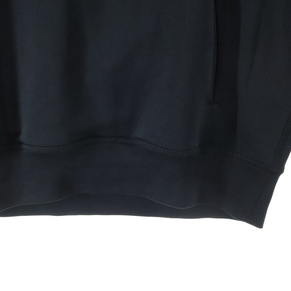 STONE ISLAND(ストーンアイランド) Trui Maat Half Zip Sweat ハーフジップスウェット 袖ロゴ ブラック 771560435
