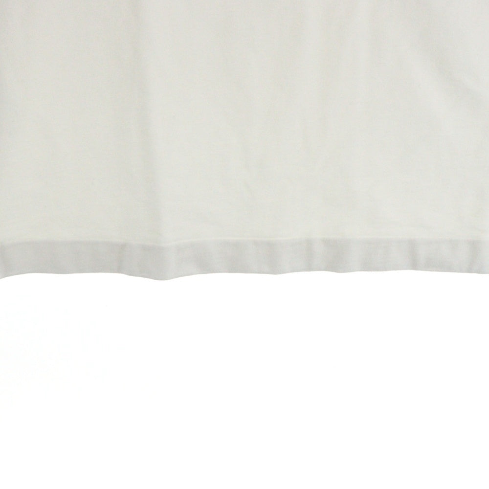 STONE ISLAND(ストーンアイランド) 21AW GAUZED COTTON 長袖Tシャツ 袖ロゴパッチ ホワイト 751564450