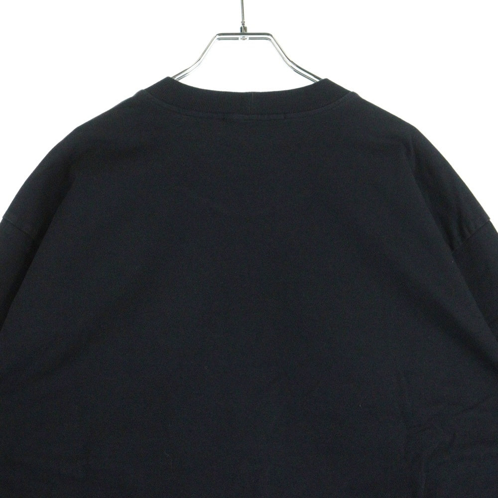 STONE ISLAND(ストーンアイランド) Crew Neck クルーネック 長袖Tシャツ 袖ロゴパッチ ブラック 771563750