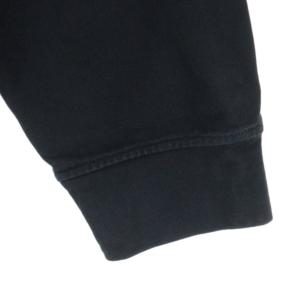 STONE ISLAND(ストーンアイランド) Crew Neck クルーネック 長袖Tシャツ 袖ロゴパッチ ブラック 771563750