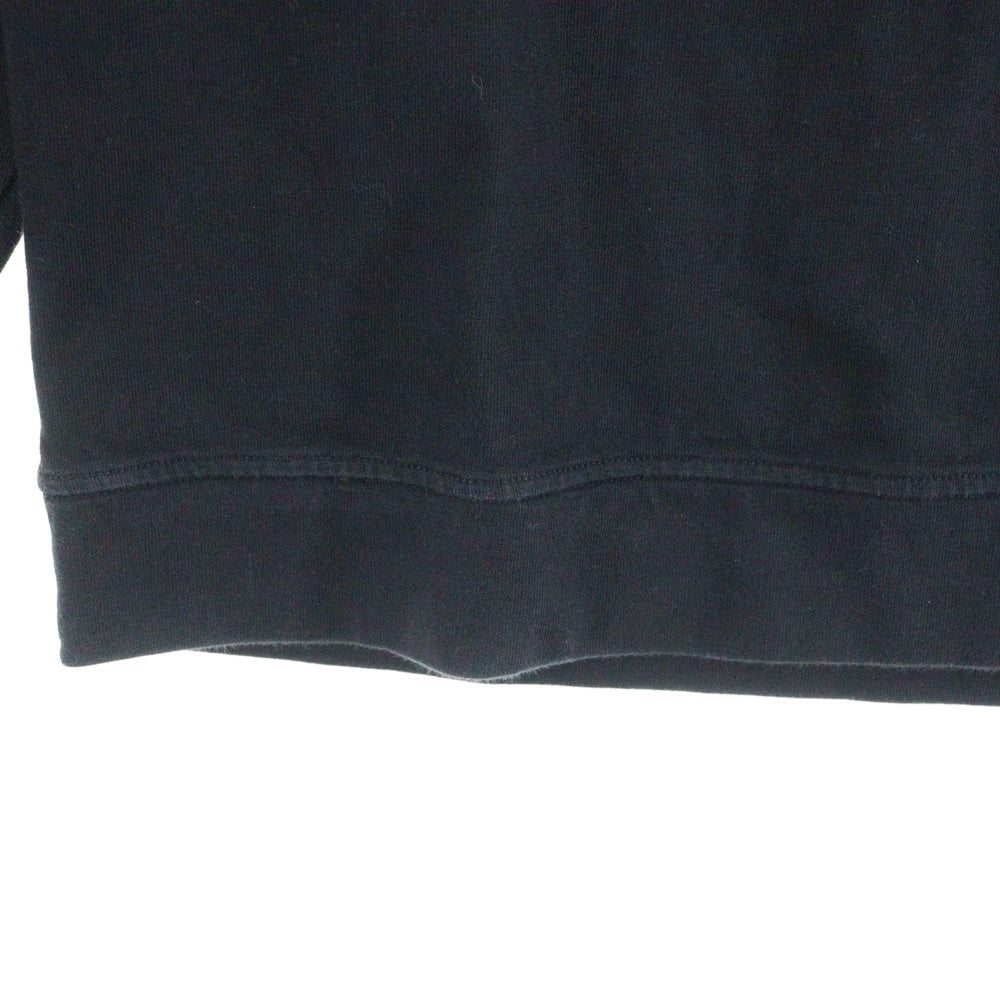 STONE ISLAND(ストーンアイランド) Crew Neck クルーネック 長袖Tシャツ 袖ロゴパッチ ブラック 771563750