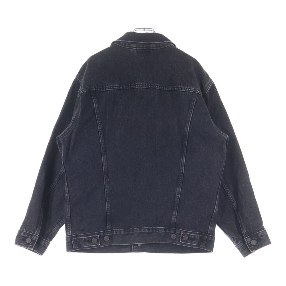 Levi's(リーバイス) 牛革パッチ デニムジャケット ブラック S110784 NXBD