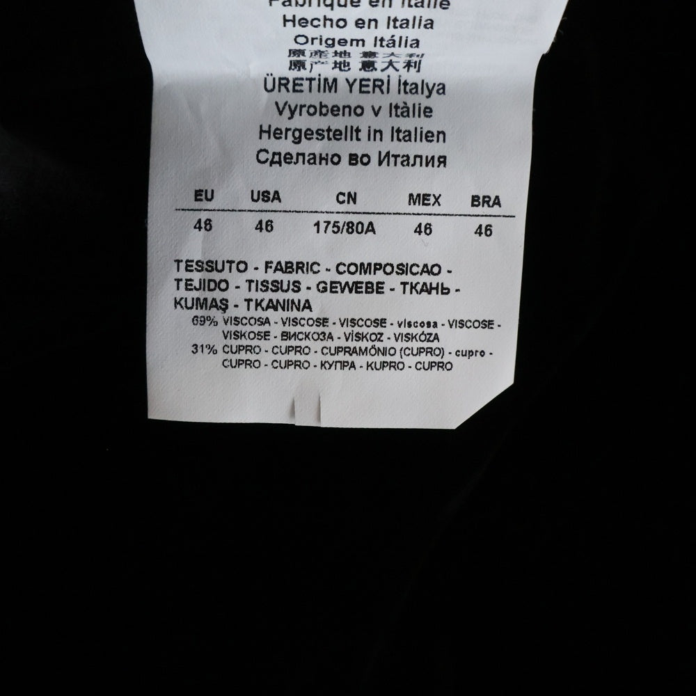 EMPORIO ARMANI(エンポリオアルマーニ) ベロアパンツ テーパード ブラック