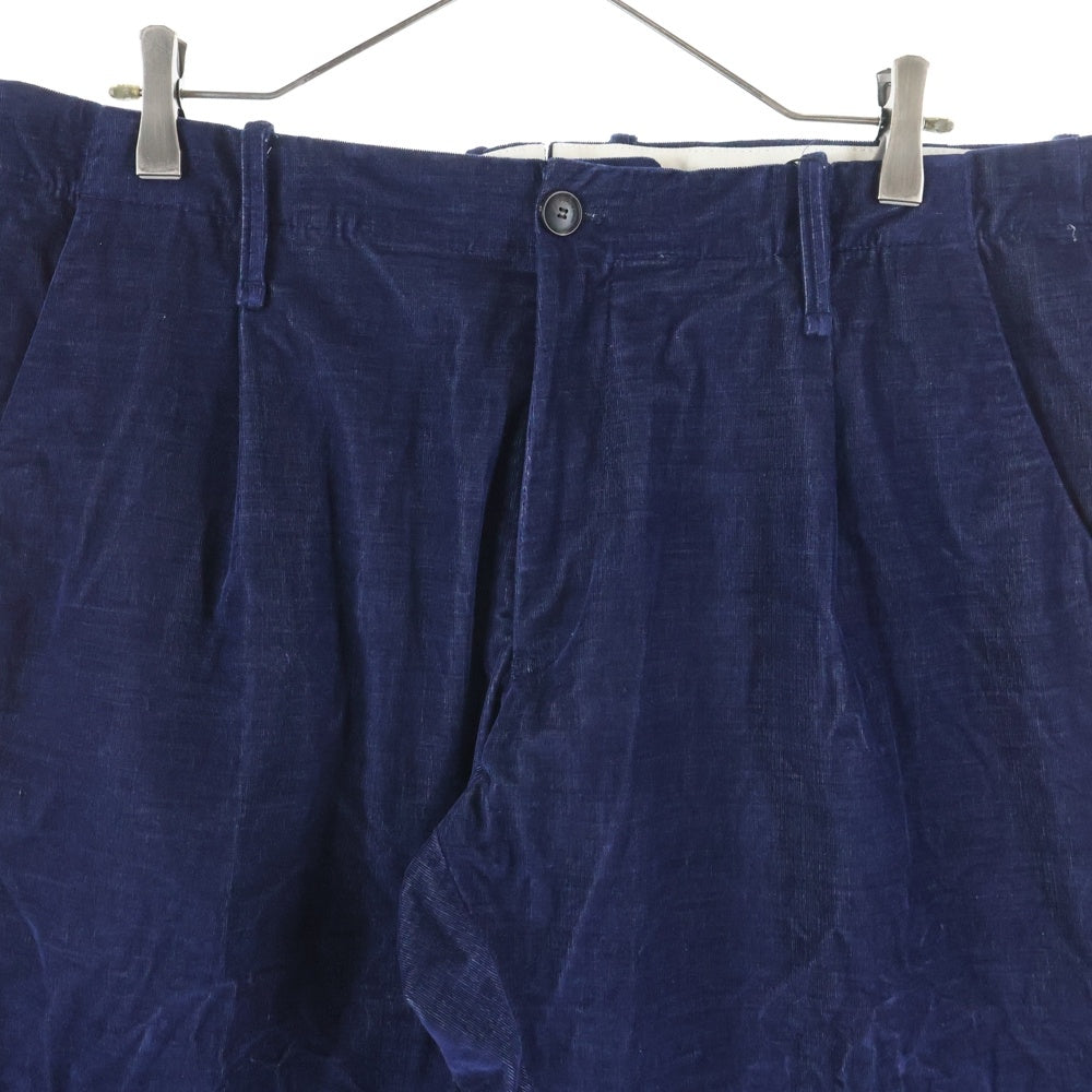 EMPORIO ARMANI(エンポリオアルマーニ) ベロアパンツ テーパード インディゴ