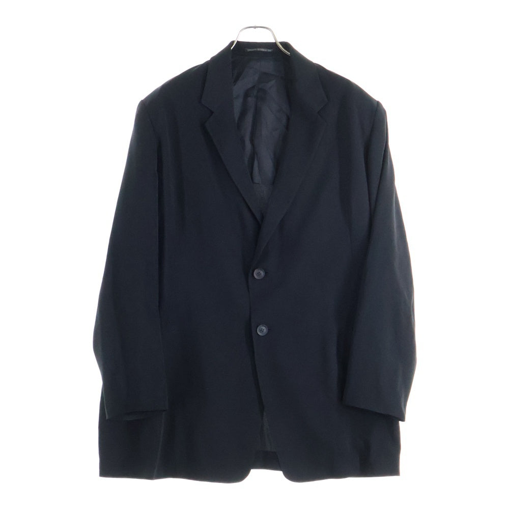 Yohji Yamamoto POUR HOMME(ヨウジヤマモト プールオム) 24SS 2-BUTTON SINGLE TUXEDO JACKET シングル タキシードジャケット ブラック HS-I36-500