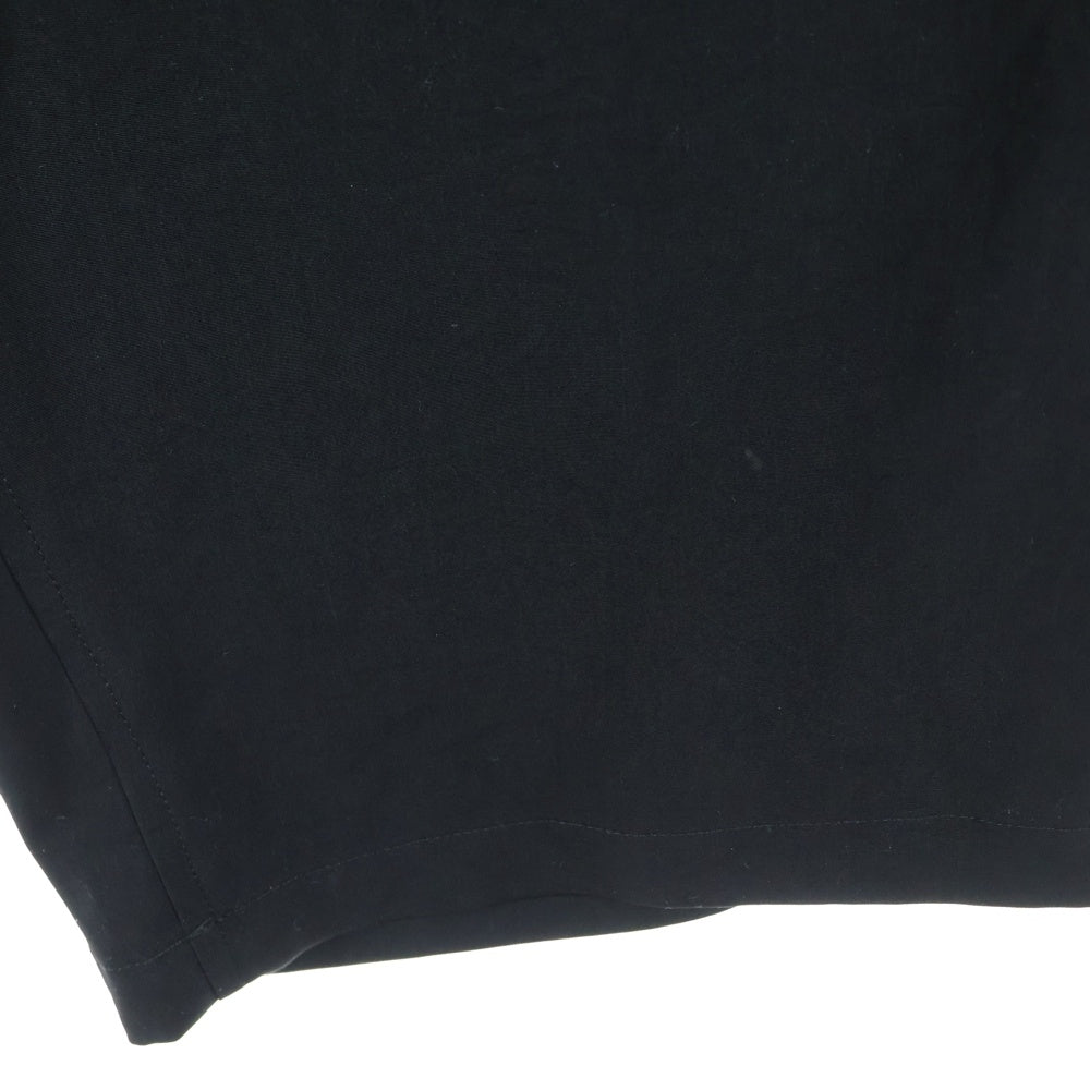 Yohji Yamamoto POUR HOMME(ヨウジヤマモト プールオム) 24SS TUXED SIDE TAPED PANTS タキシード サイド テーパードパンツ ブラック HS-P49-500