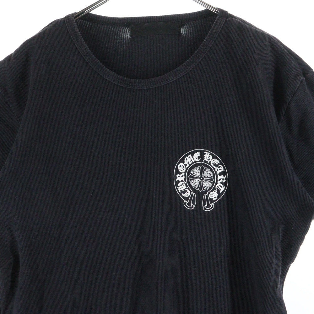 CHROME HEARTS(クロムハーツ) Thermal Tee バックセメタリープリント サーマル半袖カットソー ブラック