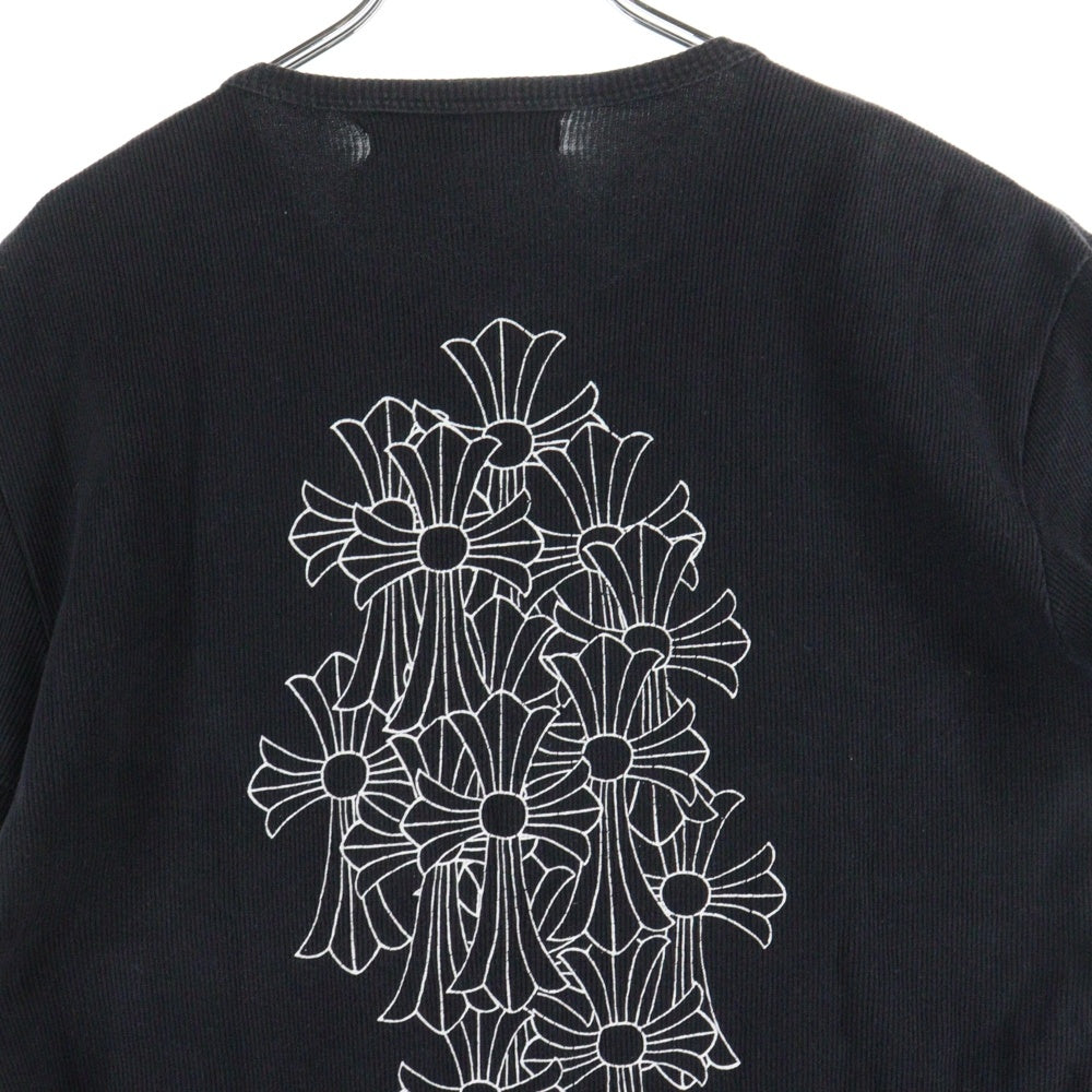 CHROME HEARTS(クロムハーツ) Thermal Tee バックセメタリープリント サーマル半袖カットソー ブラック