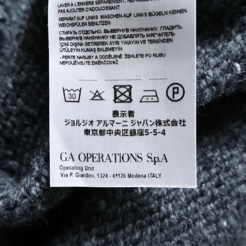 Armani Exchange(アルマーニ エクスチェンジ) ケーブル編みタートルネックニット アクリル グレー 6ZZM1U ZML4Z