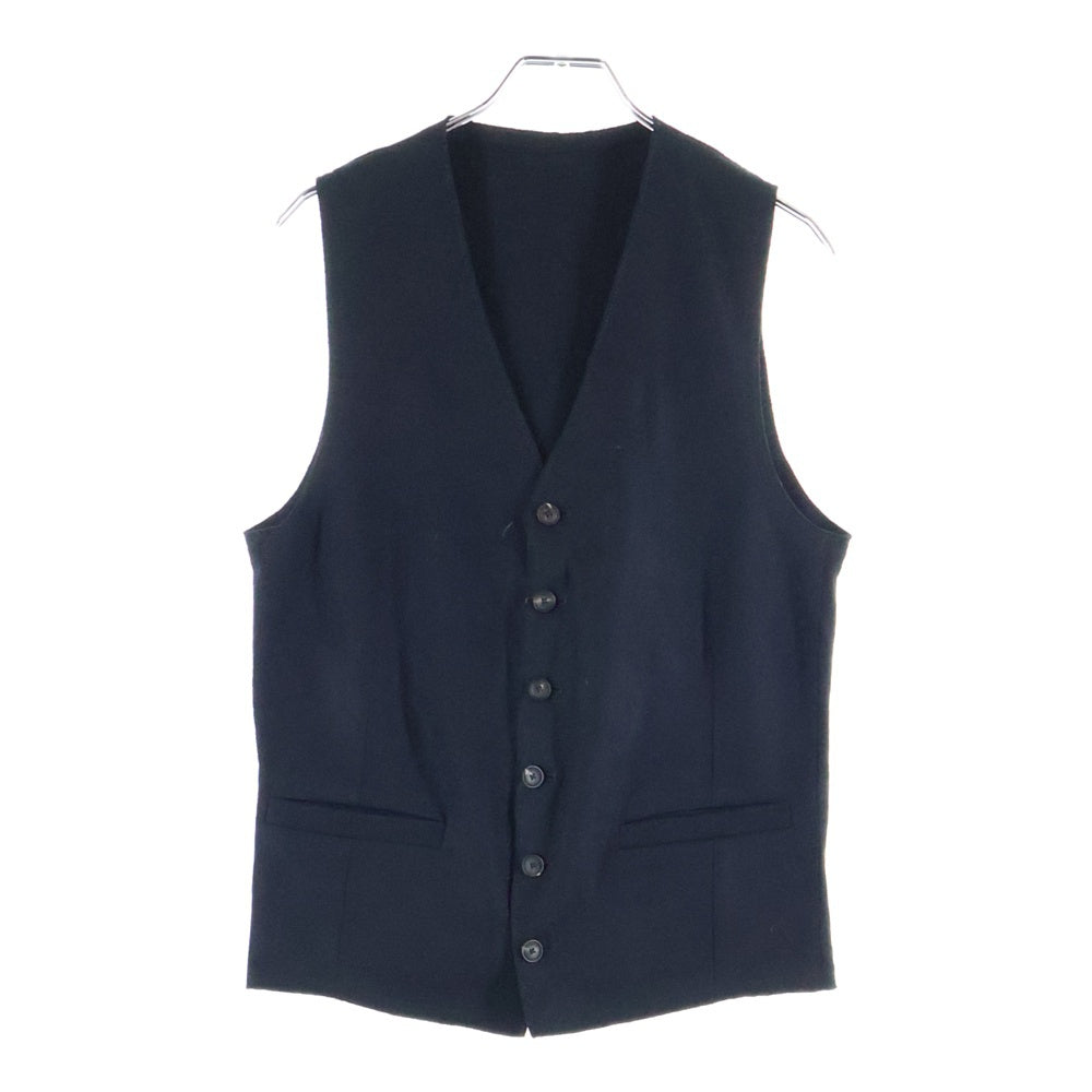 EMPORIO ARMANI(エンポリオアルマーニ) ジレベスト ヘリンボーン柄 ブラック 11J67S 11S33