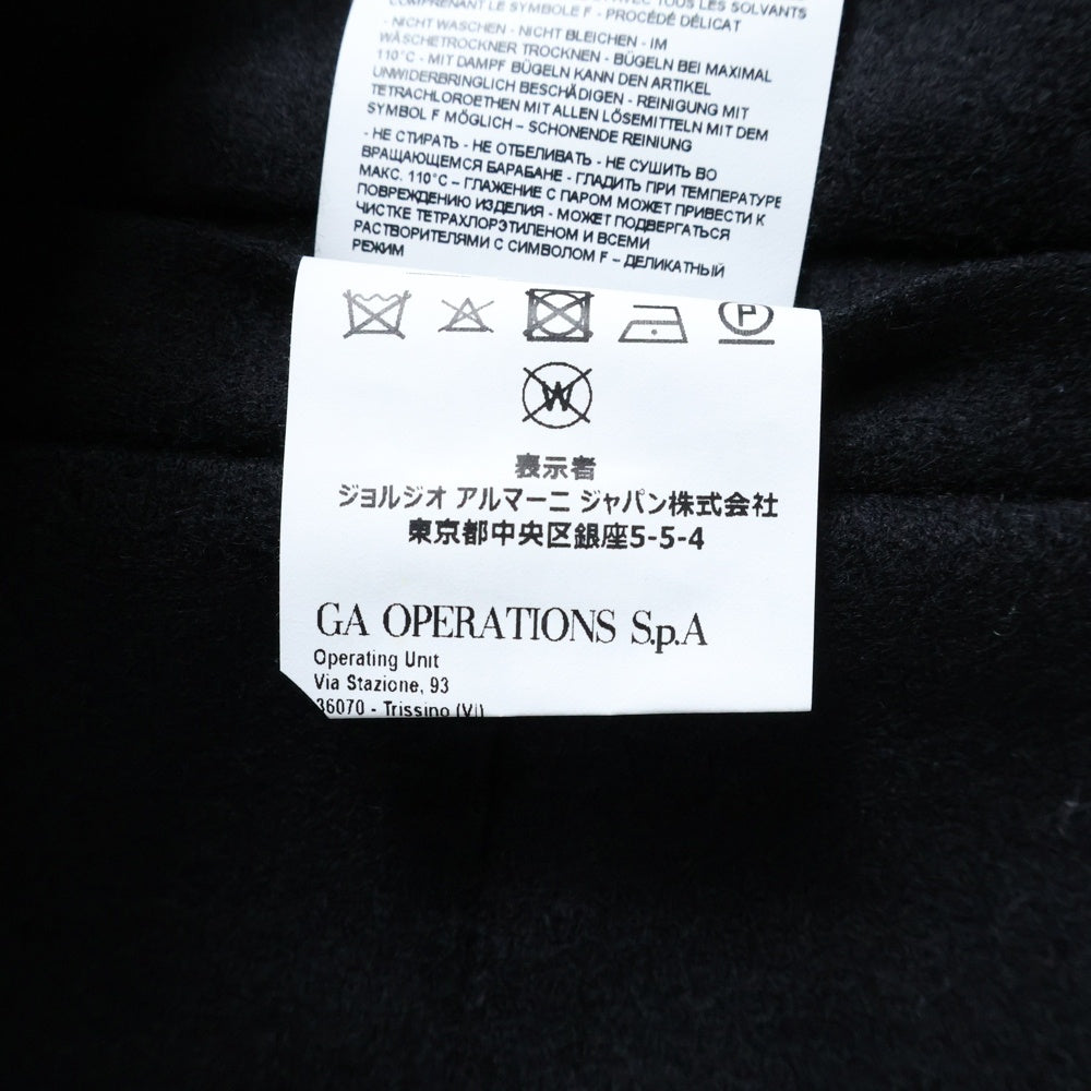 EMPORIO ARMANI(エンポリオアルマーニ) ジレベスト ヘリンボーン柄 ブラック 11J67S 11S33