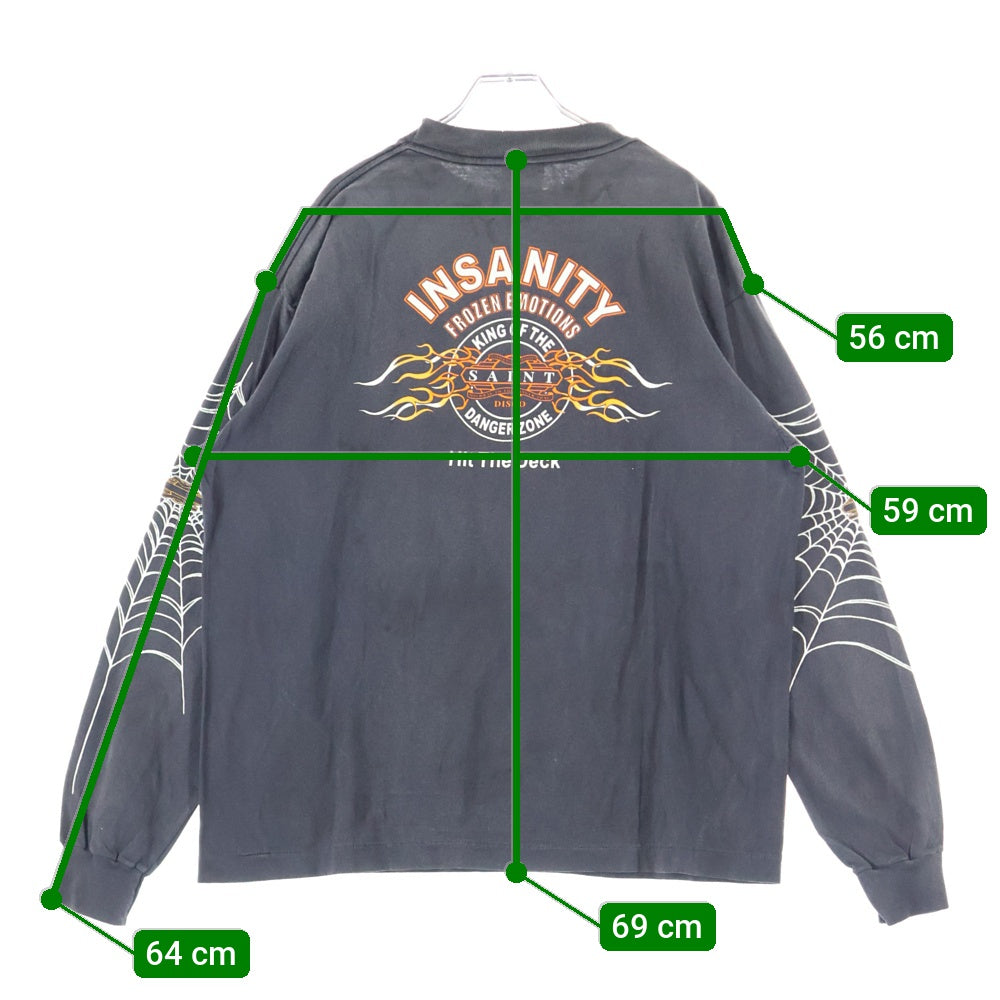 SAINT MICHAEL(セントマイケル) 25SS TEFRON DISCO INSANITY ML LS TEE