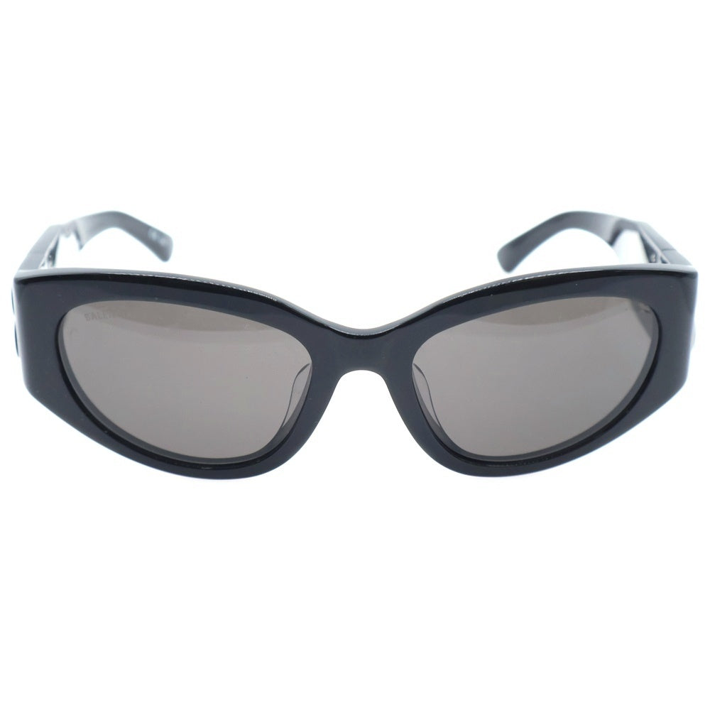 BALENCIAGA(バレンシアガ) BOSSY ROUND BBロゴテンプル サングラス 眼鏡 アイウェア ブラック BB0324SK