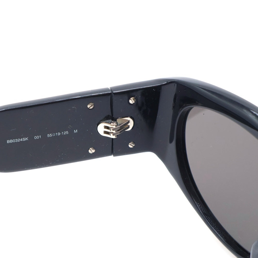 BALENCIAGA(バレンシアガ) BOSSY ROUND BBロゴテンプル サングラス 眼鏡 アイウェア ブラック BB0324SK