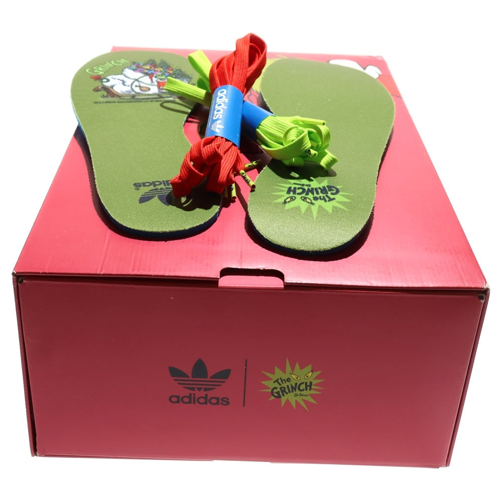 adidas(アディダス) FORUM LOW_THE GRINCH OPT1 SUPPLIER COLOR/SOLAR GREEN/RED HP6772 フォーラム LOW_ザ グリンチ ローカットスニーカー グリーン US8.5/26.5cm