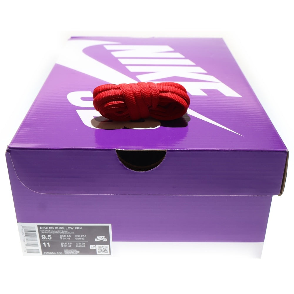 NIKE SB(ナイキエスビー) DUNK LOW PRM FZ5654-100 ダンク ロー プレミアム ローカットスニーカー ホワイト US9.5/27.5cm