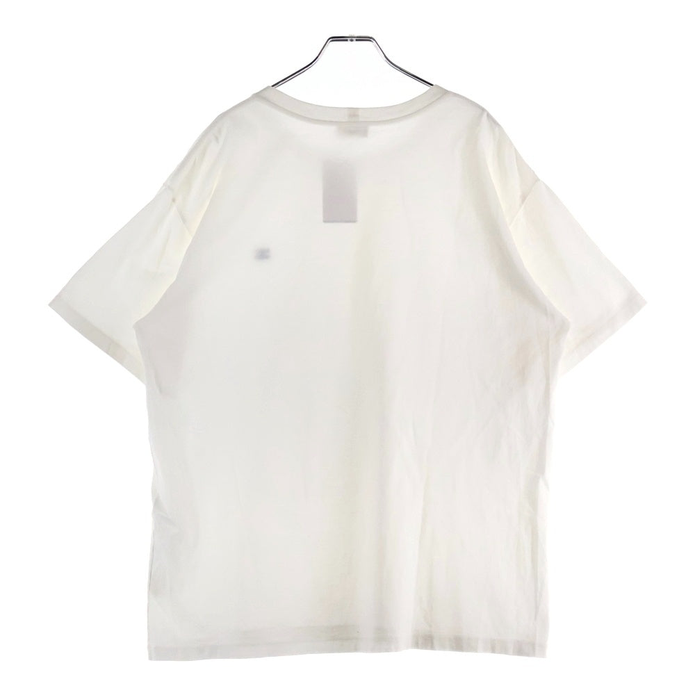CELINE(セリーヌ) 24SS トリオンフ 胸ロゴ 半袖Tシャツ カットソー ホワイト 2X04I671Q.01OB