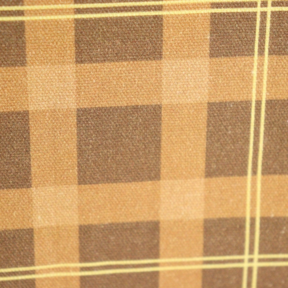 NO BRAND(ノーブランド) SOL soonerorlater 25SS REVERSIBLE CHECKED VEST スーナーオアレイター リバーシブル チェック ベスト ブラウン 251SOL03