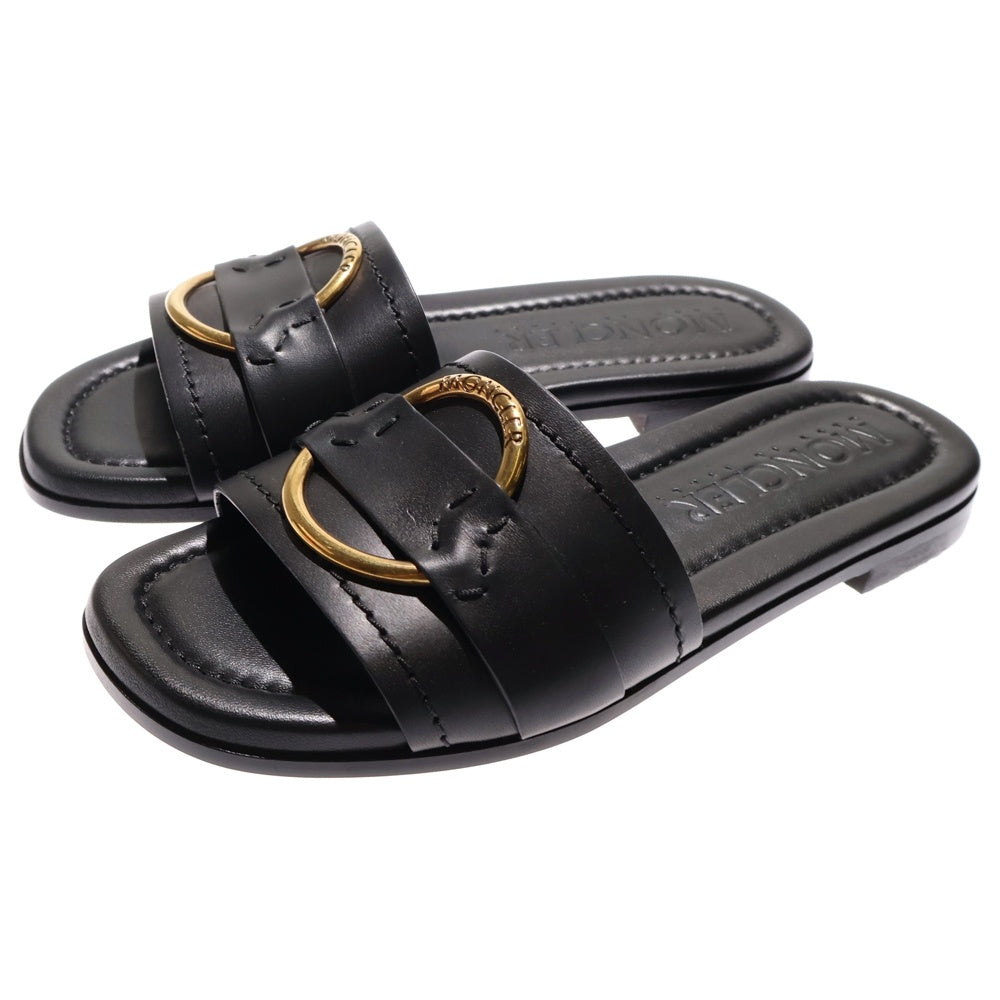 MONCLER(モンクレール) 24SS BELL SLIDES SHOES ベルスライドシューズ サンダル ブラック レディース J109B4C00160 M4097