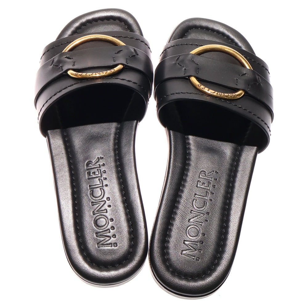 MONCLER(モンクレール) 24SS BELL SLIDES SHOES ベルスライドシューズ サンダル ブラック レディース J109B4C00160 M4097