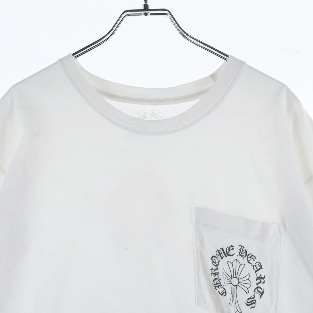 CHROME HEARTS(クロムハーツ) CH Print S/S T-shirts バックプリントロゴ 半袖Tシャツカットソー ホワイト