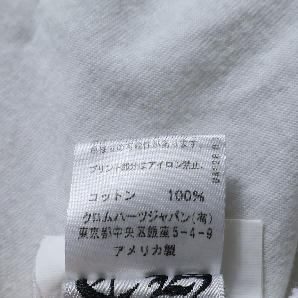 CHROME HEARTS(クロムハーツ) CH Print S/S T-shirts バックプリントロゴ 半袖Tシャツカットソー ホワイト