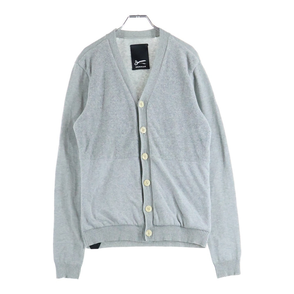 DENHAM(デンハム) パイル切替 長袖カーディガン ニット 01-13-01-53-001