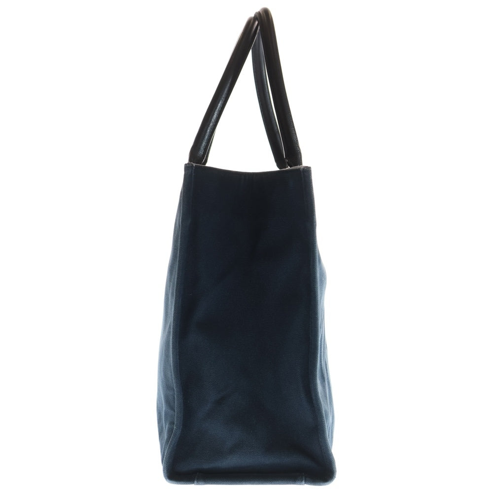 VERSACE(ヴェルサーチ) ラ メドゥーサ ラージ キャンバス トートバッグ エンボスロゴ ブラック 1004741 レディース