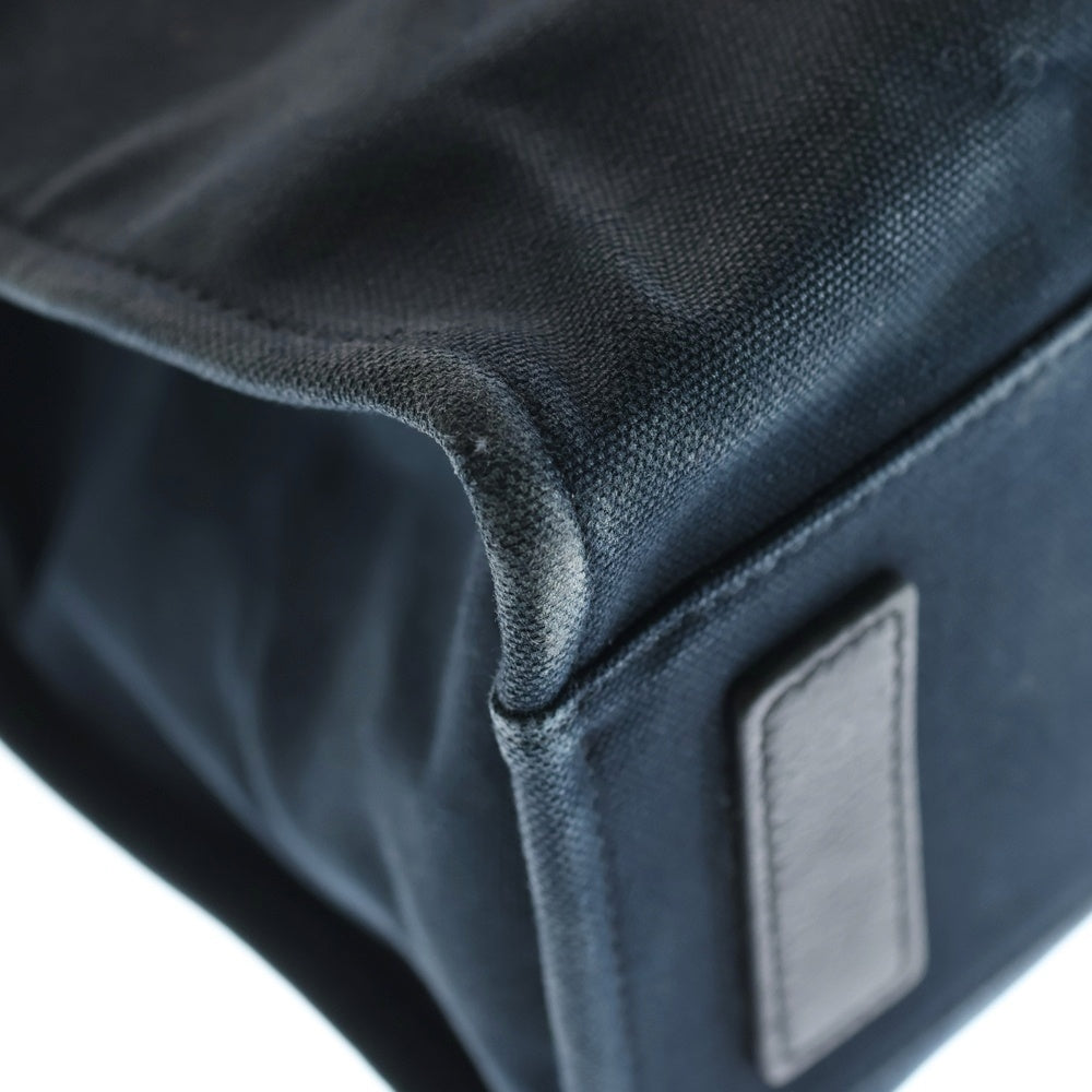 VERSACE(ヴェルサーチ) ラ メドゥーサ ラージ キャンバス トートバッグ エンボスロゴ ブラック 1004741 レディース