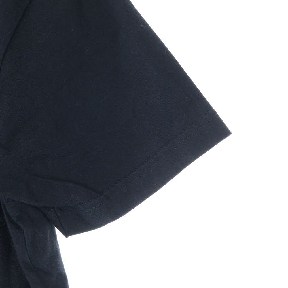 CHROME HEARTS(クロムハーツ) NECK LOGO S/S TEE ネックロゴ 半袖Tシャツ カットソー ブラック/ブルー