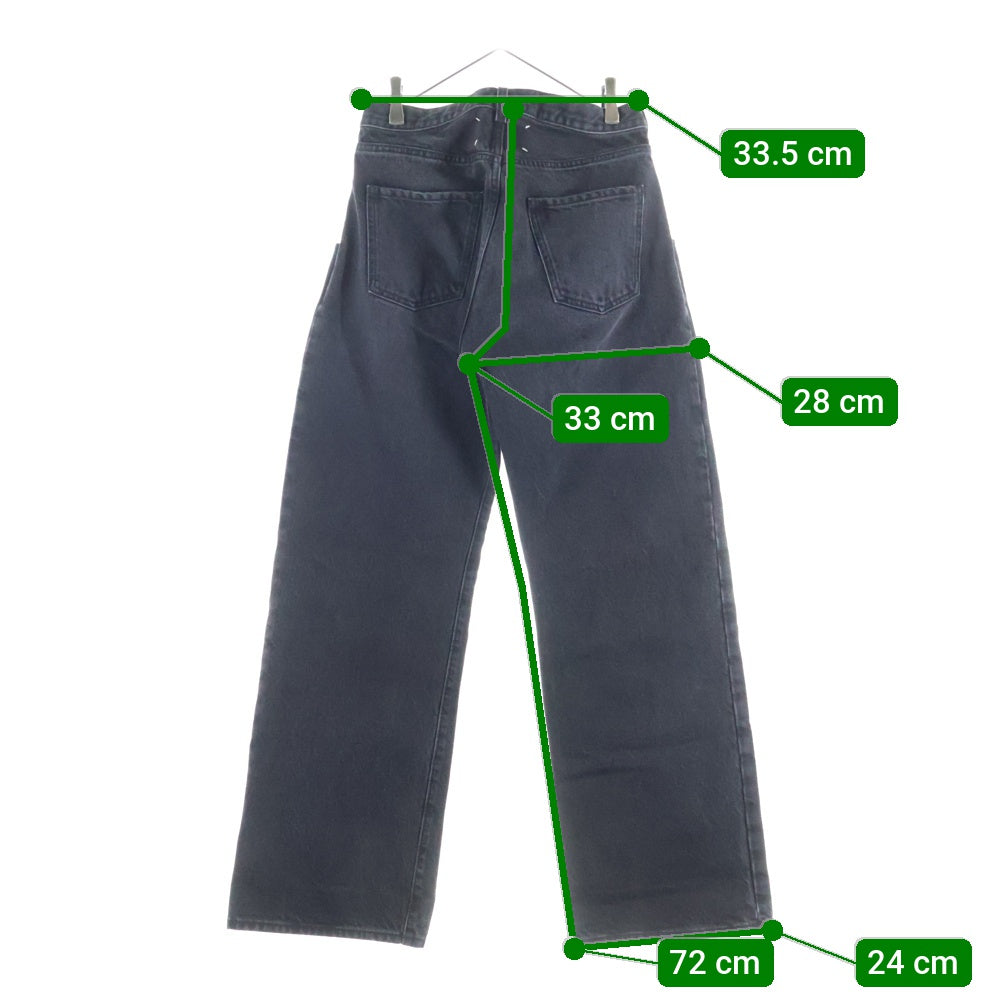 Maison Margiela(メゾンマルジェラ) 25AW 5Pocket Denim Pants 5ポケット デニムパンツ ブラック ユニセックス S51lA0052 S30743