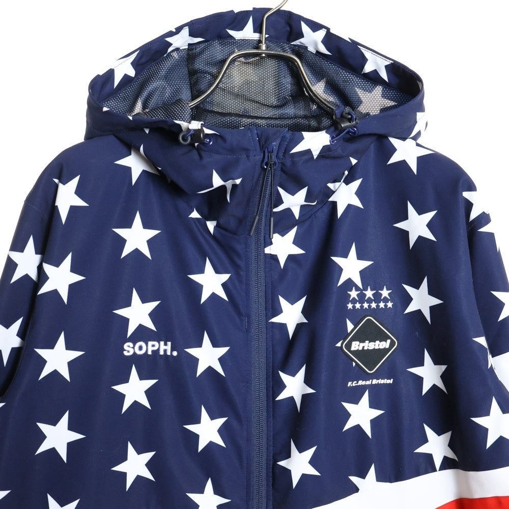 F.C.R.B./F.C.Real Bristol/FCRB(エフシーアールビー/エフシーレアルブリストル) WARM UP JACKET コカコーラ ウォームアップジャケット ネイビー/レッド/ホワイト FCRB-167104