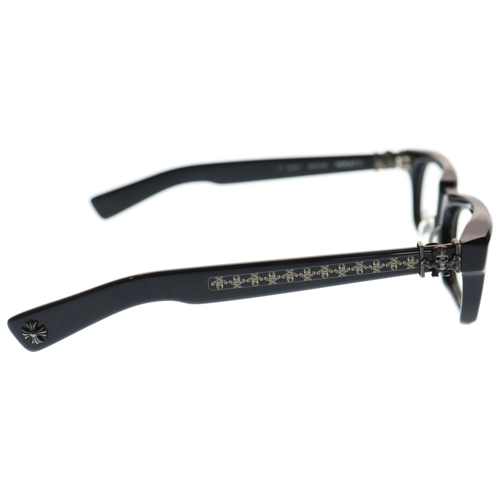 CHROME HEARTS(クロムハーツ) FOTI H.T. 1 フォティモチーフ クリアレンズ サングラス メガネ ブラック/シルバー