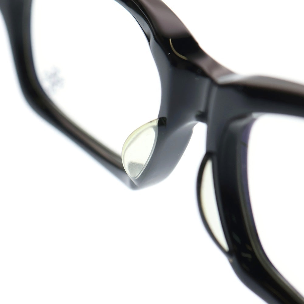 CHROME HEARTS(クロムハーツ) FOTI H.T. 1 フォティモチーフ クリアレンズ サングラス メガネ ブラック/シルバー