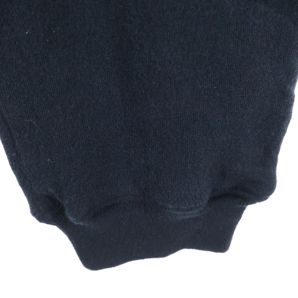 lucien pellat-finet(ルシアンペラフィネ) スカル刺繍 カシミヤ混 スウェットパンツ ブラック