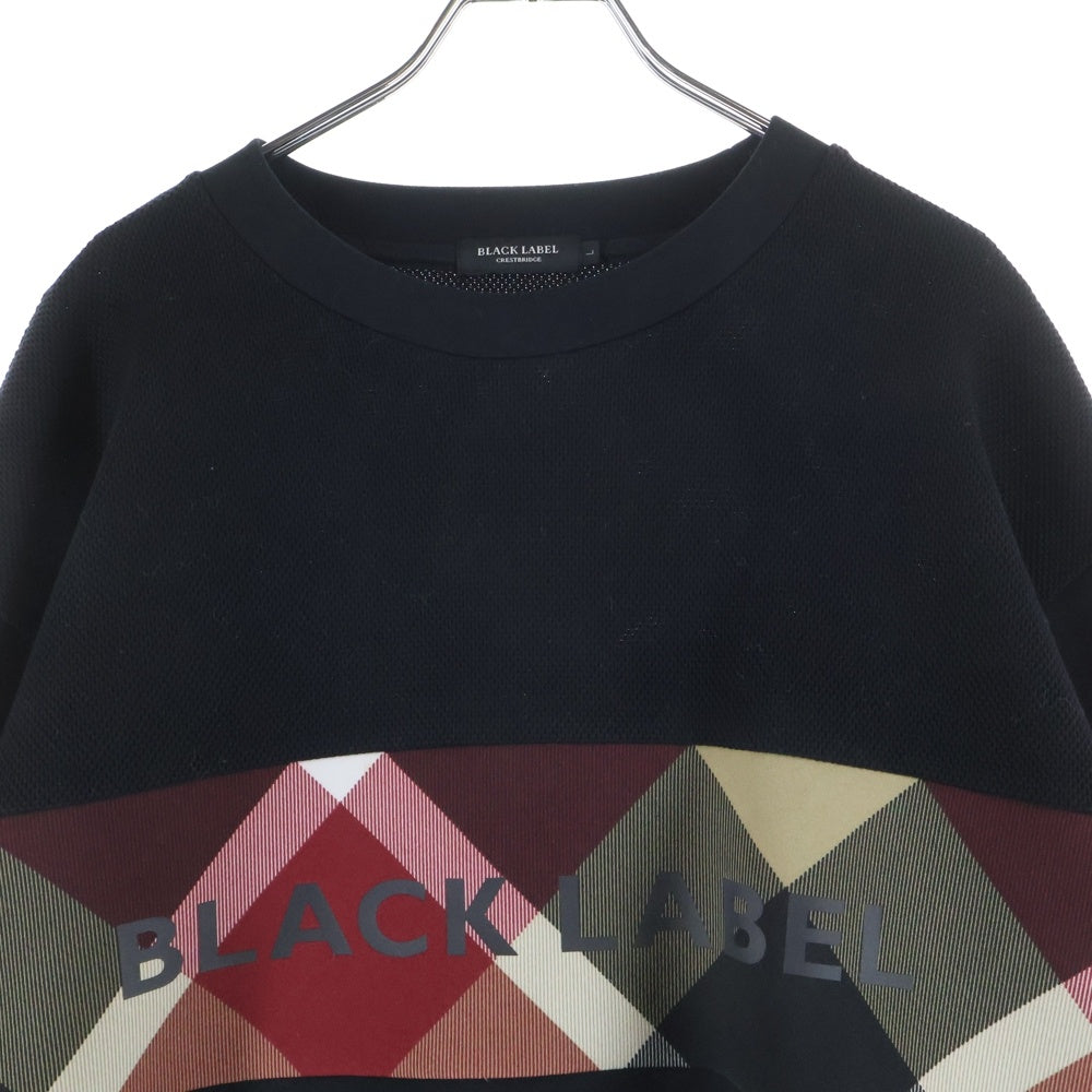 最終値下げ‼️クレストブリッジ　ブラックレーベル　新品　ダイバー生地　トレーナー BLACK LABEL CRESTBRIDGE(ブラックレーベルクレストブリッジ) フロント