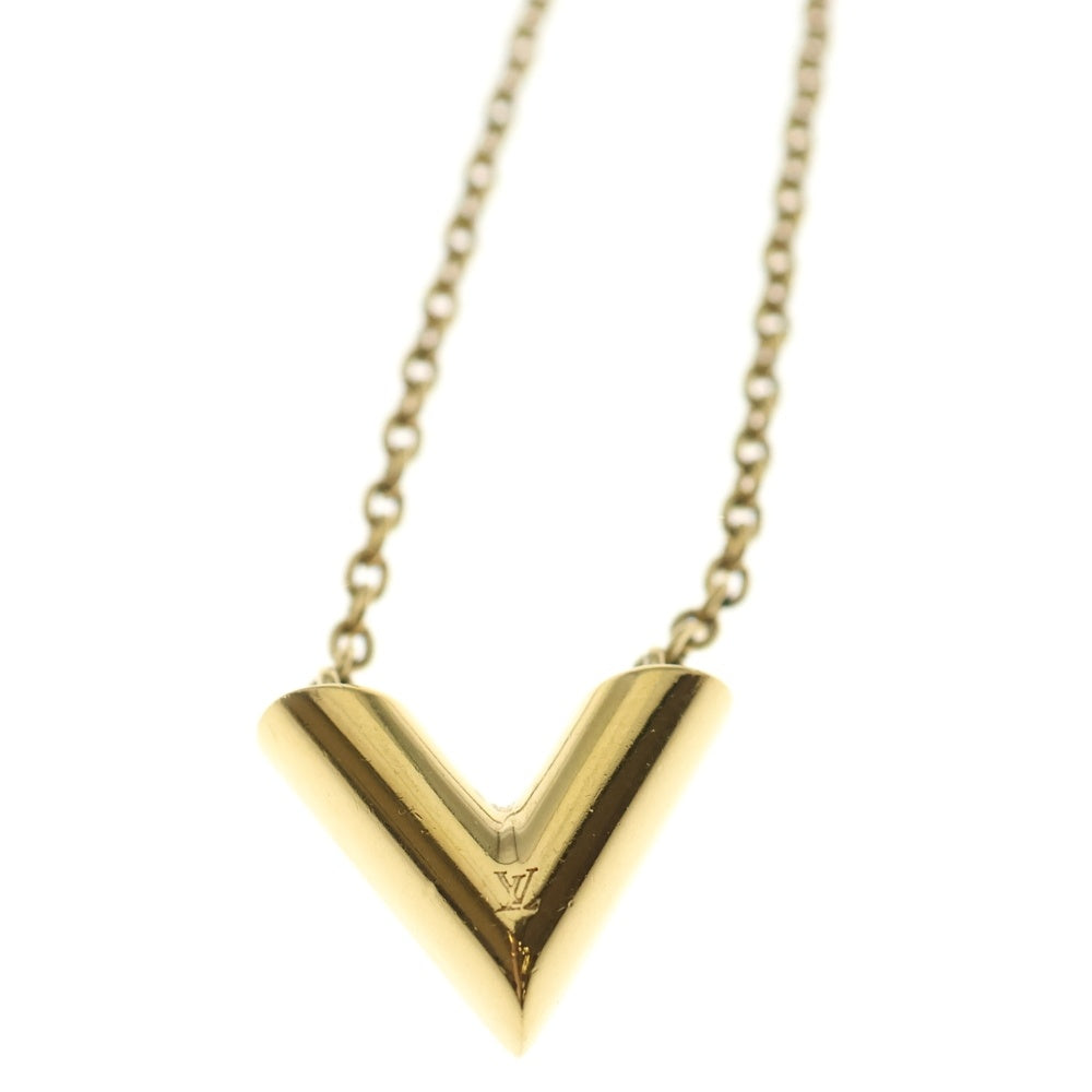 LOUIS VUITTON(ルイヴィトン) エッセンシャルV ペンダントネックレス ゴールド M61083