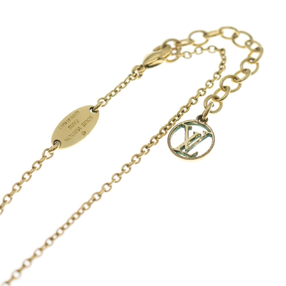 ルイヴィトン　エッセンシャル　V ネックレス　ゴールド ルイヴィトン エッセンシャルV ネックレス ゴールド GP M00857 OB0233