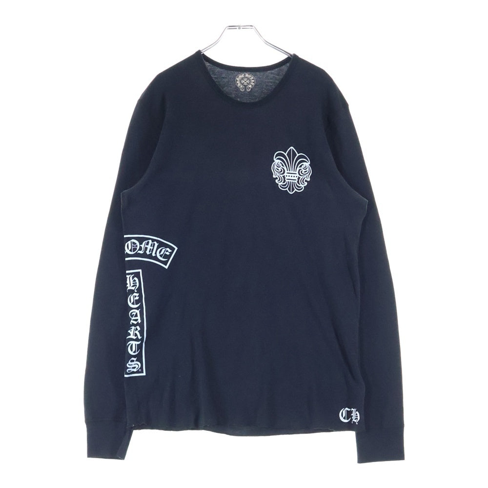 CHROME HEARTS(クロムハーツ) THERMAL L/S BSフレア LONG SLEEVE サーマル BSフレア 長袖Tシャツ カットソー ブラック