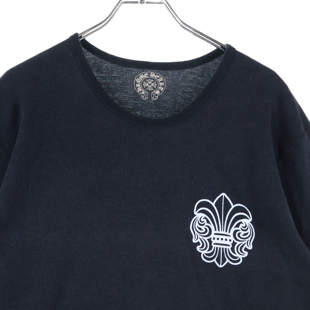 CHROME HEARTS(クロムハーツ) THERMAL L/S BSフレア LONG SLEEVE サーマル BSフレア 長袖Tシャツ カットソー ブラック