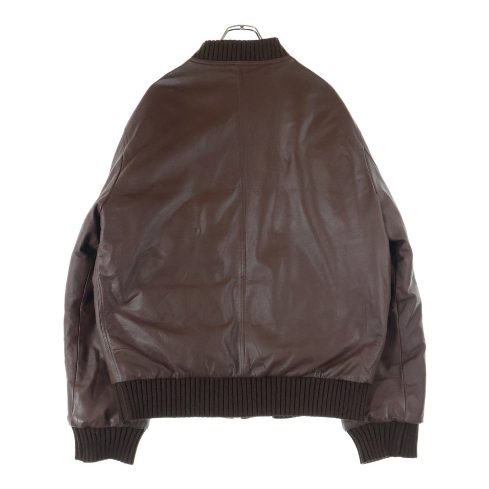 希少サイズ✨️ A BATHING APE リバーシブル ボンバージャケット A BATHING APE(アベイシングエイプ) リバーシブル カウレザー ボンバー