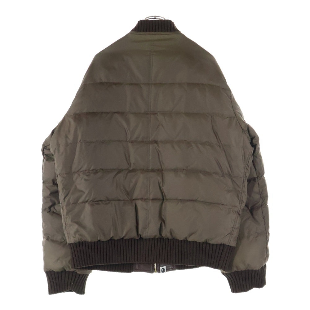 A BATHING APE(アベイシングエイプ) リバーシブル カウレザー ボンバー