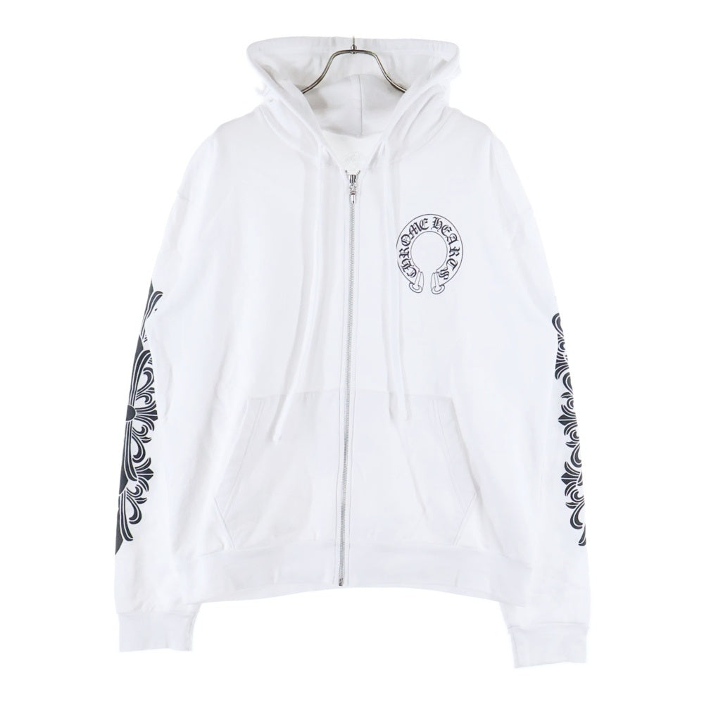 CHROME HEARTS(クロムハーツ) ZIP UP HOODIE 袖フローラル ホース