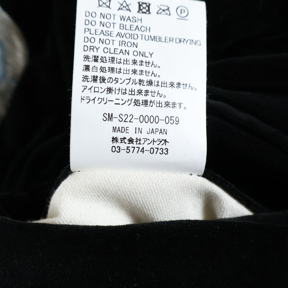 SAINT MICHAEL(セントマイケル) 22SS×DENIM TEARS RVRSBL SUKAJYAN デニムティアーズ リバーシブル スカジャン ブラック/グリーン SM-S22-0000-059