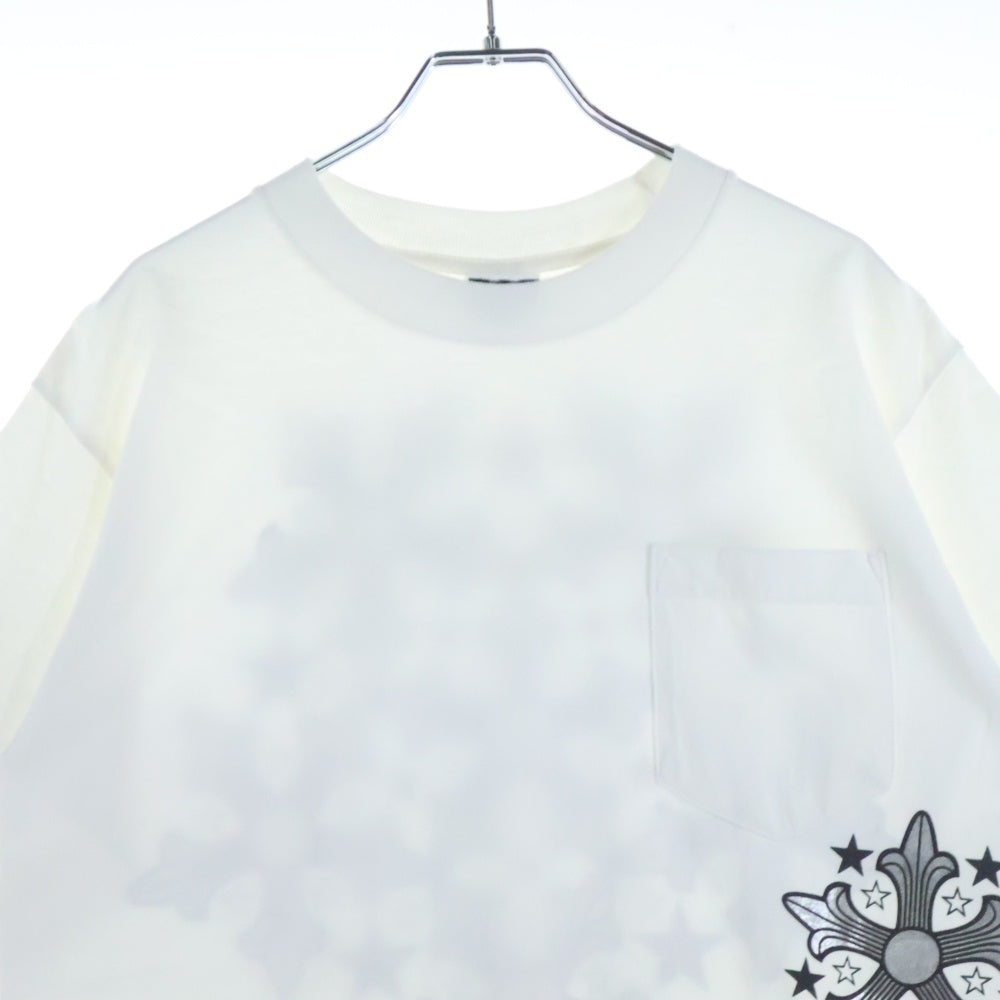 CHROME HEARTS(クロムハーツ) OLD STAR PRINT S/S TEE スタープリント 半袖Tシャツカットソー ホワイト