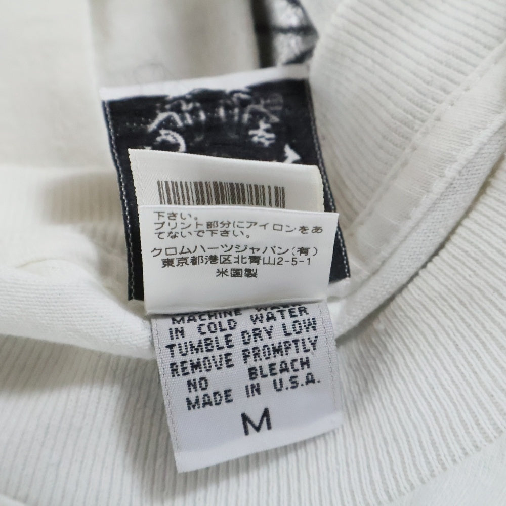 CHROME HEARTS(クロムハーツ) OLD STAR PRINT S/S TEE スタープリント 半袖Tシャツカットソー ホワイト