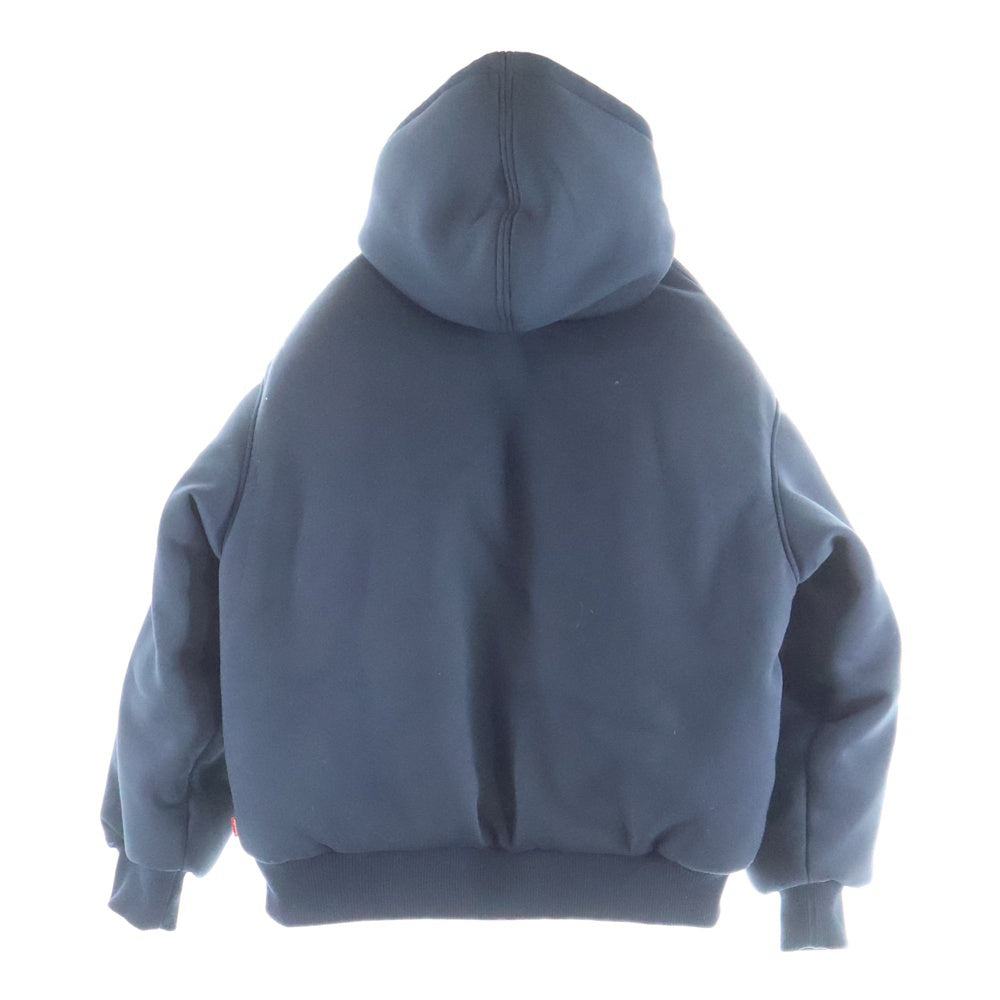 SUPREME(シュプリーム) 24AW ×THE NORTH FACE Down Filled Zip Up Hooded Sweatshirt ダウンフィル スウェット ジップアップフーデッドジャケット グレー NY52400I