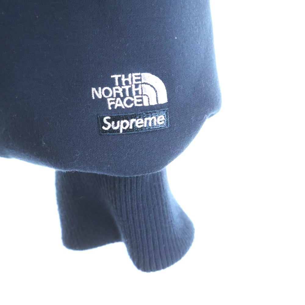 SUPREME(シュプリーム) 24AW ×THE NORTH FACE Down Filled Zip Up Hooded Sweatshirt ダウンフィル スウェット ジップアップフーデッドジャケット グレー NY52400I